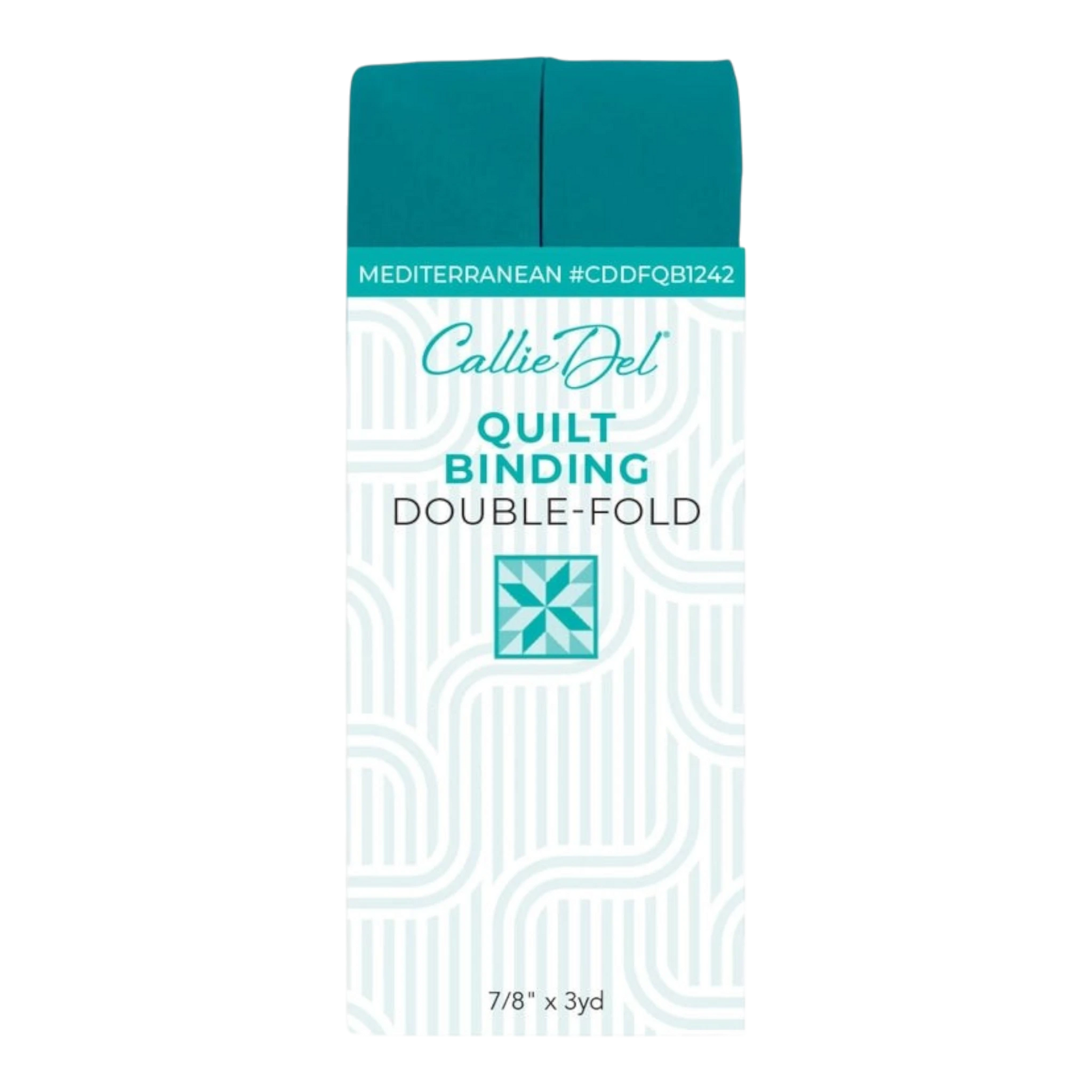 Double Fold Quilt Binding Mediterranean , quilting and neat fabric finishing