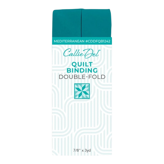 Double Fold Quilt Binding Mediterranean , quilting and neat fabric finishing