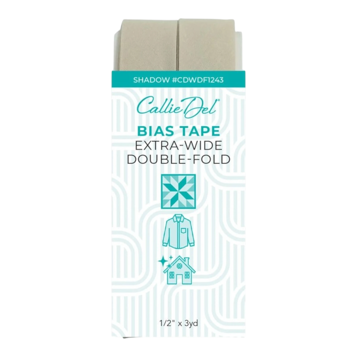 Double Fold Quilt Binding Shadow , quilting and neat fabric finishing