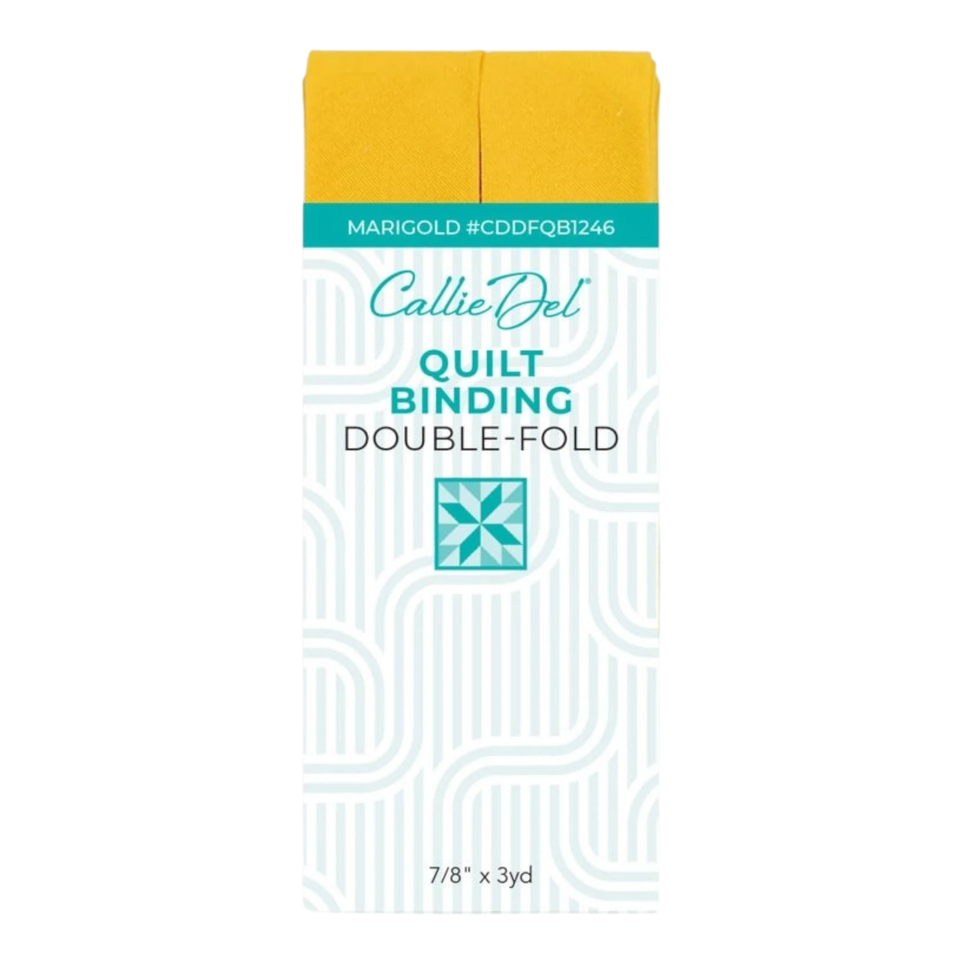 Double Fold Quilt Binding Marigold , quilting and neat fabric finishing