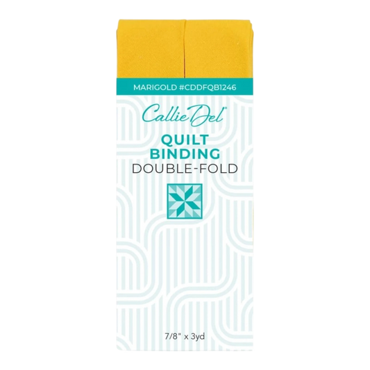 Double Fold Quilt Binding Marigold , quilting and neat fabric finishing