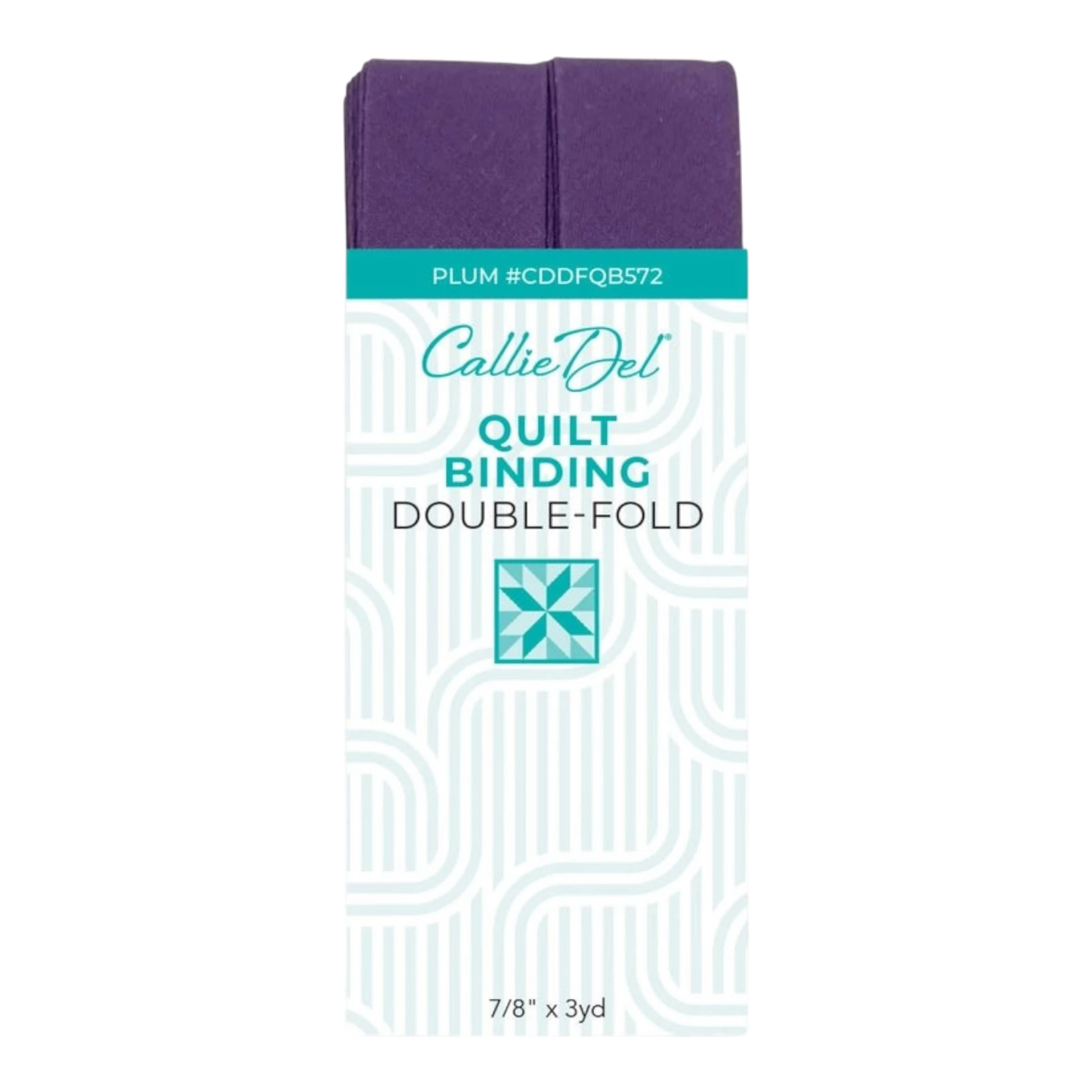 Double Fold Quilt Binding Plum , quilting and neat fabric finishing