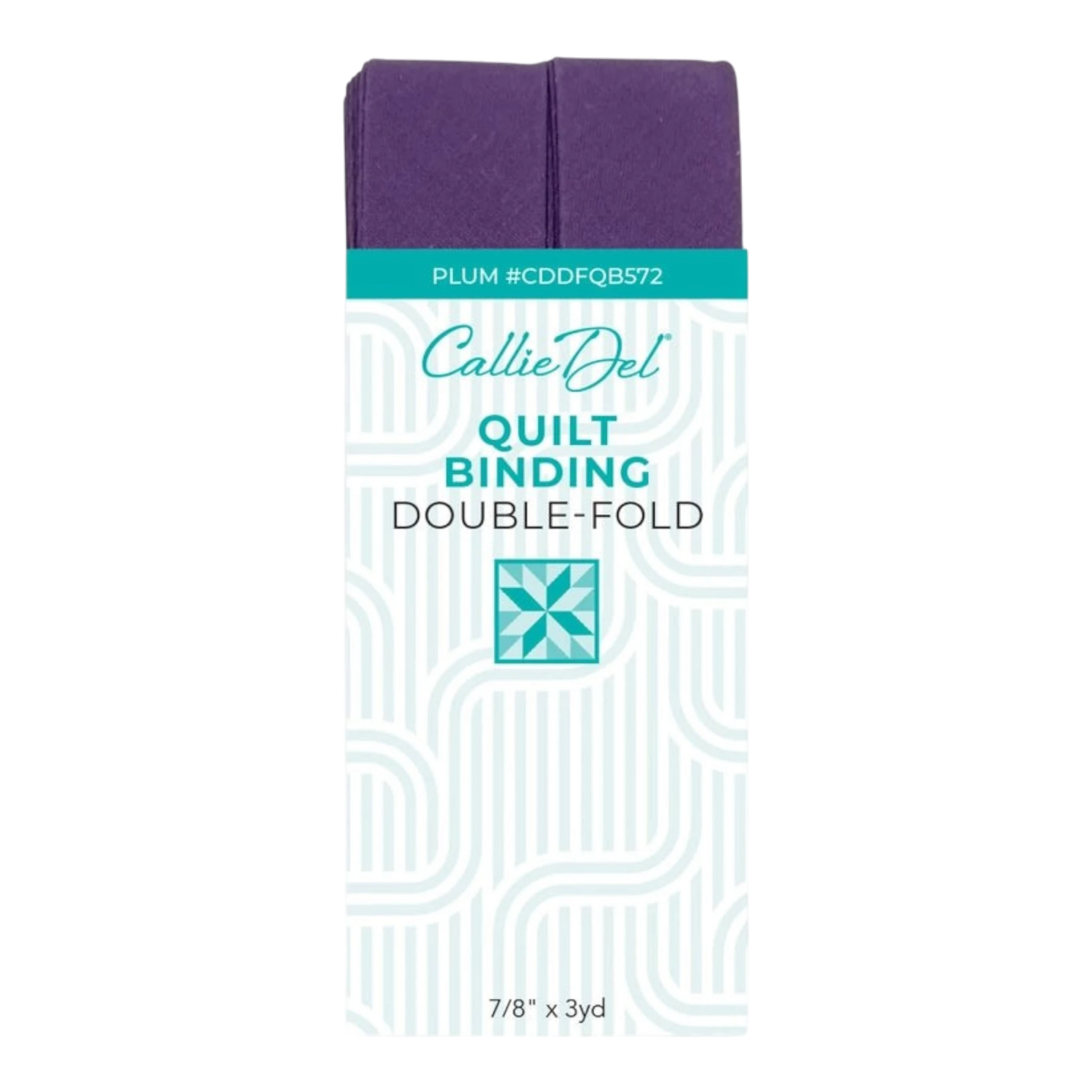 Double Fold Quilt Binding Plum , quilting and neat fabric finishing