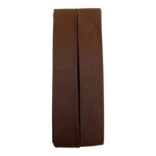 Double Fold Quilt Binding Mocha , quilting and neat fabric finishing