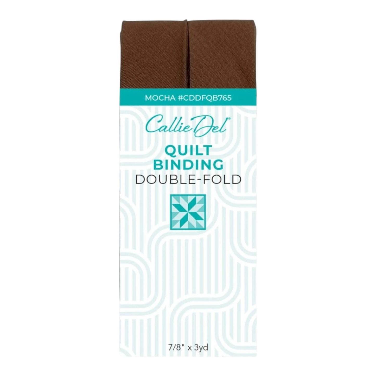 Double Fold Quilt Binding Mocha , quilting and neat fabric finishing
