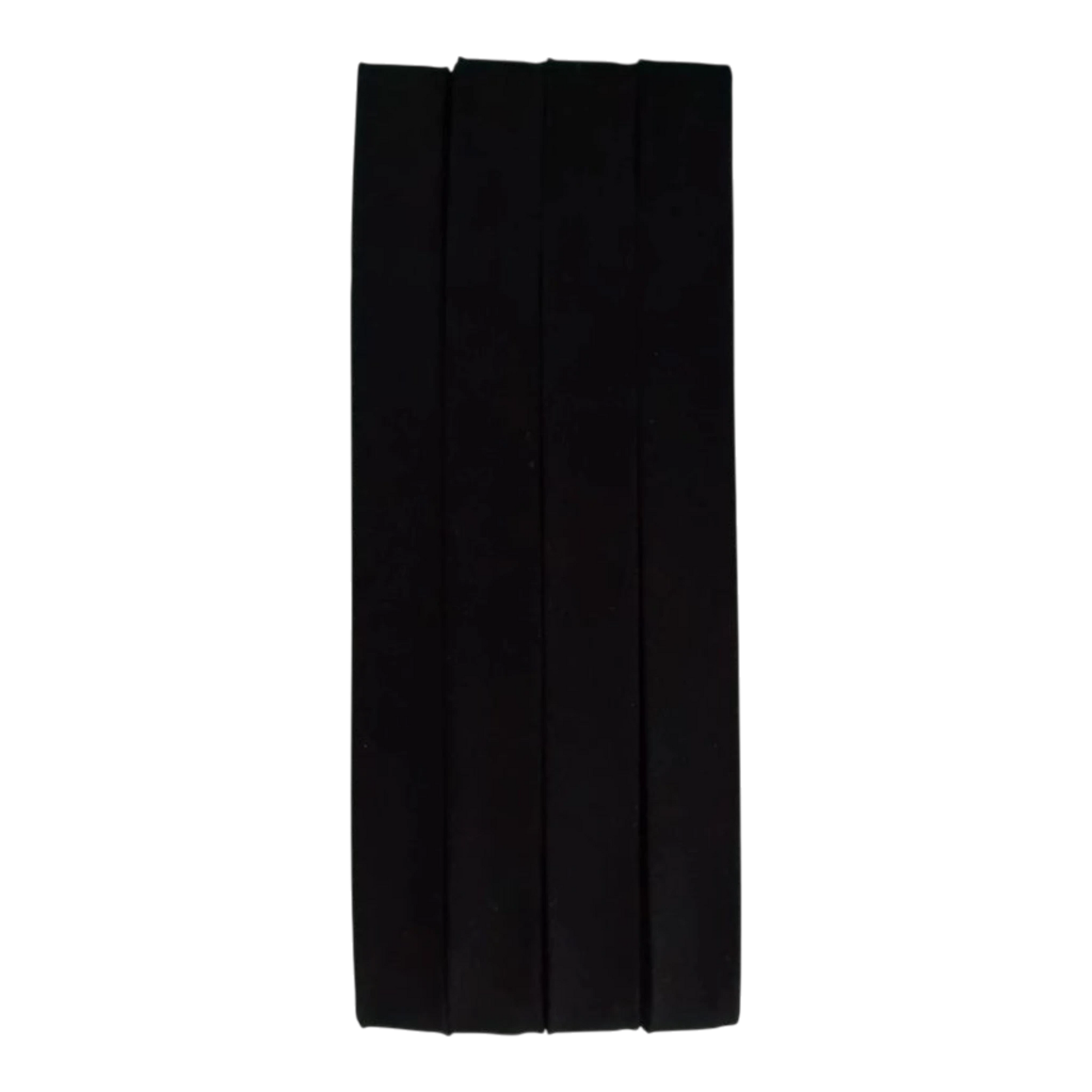Extra Wide Double Fold Bias Tape Black 13 mm x 3yd , quilting and neat fabric finishing