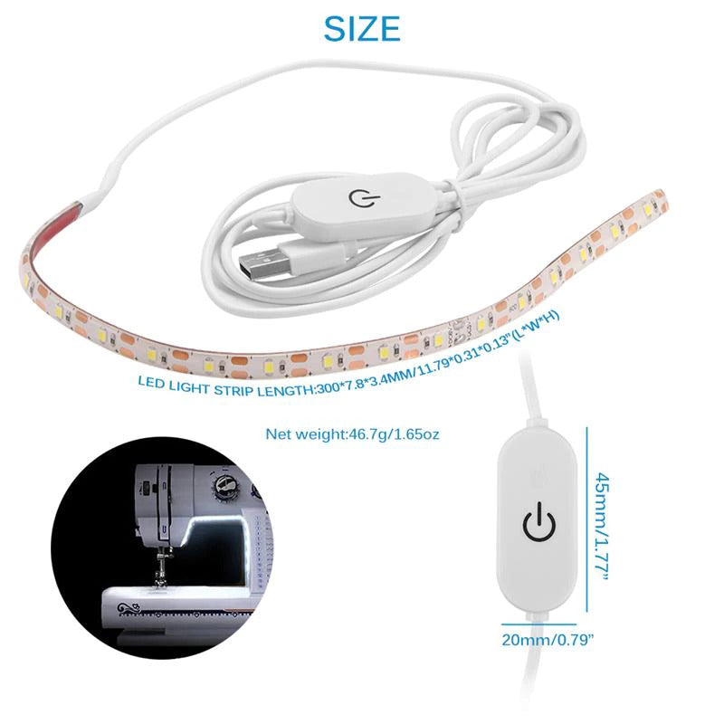 Sewing Machine LED Light Strip Light Kit , quilting and craft projects