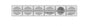 Quilt Ruler 1 x 152 mm - CGR106 for precise cutting, marking and patchwork