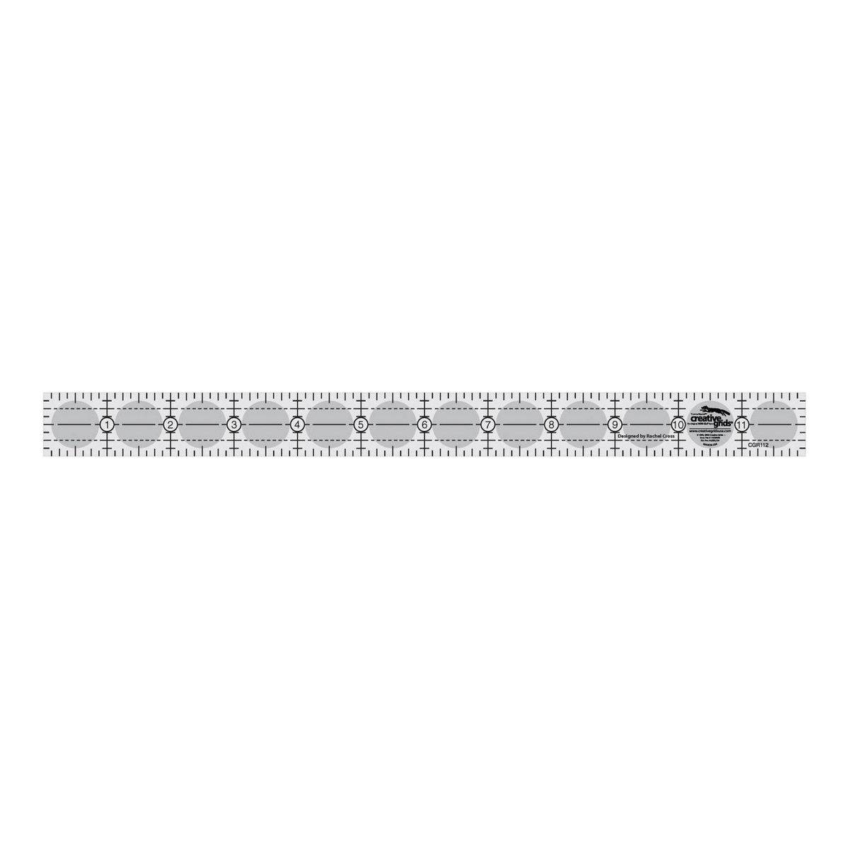 Creative Grids Quilt Ruler 1 x 12 inch - CGR112