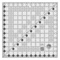 Template 318 mm Square CGR12 for precise cutting, marking and patchwork