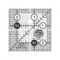 Quilt Ruler 64 mm Square - CGR2 for precise cutting, marking and patchwork
