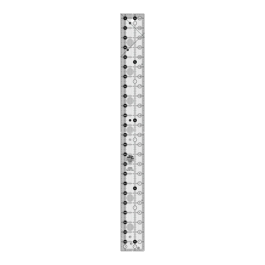 Quilt Ruler 64 mm x 622 mm - CGR224 for precise cutting, marking and patchwork