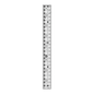 Quilt Ruler 64 mm x 622 mm - CGR224 for precise cutting, marking and patchwork