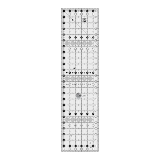 Creative Grids Quilt Patchwork Ruler 6.5 x 24.5 - CGR24 for garment repair, mending and sewing projects