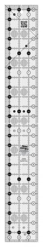 Rectangle Ruler 89 mm x 622 mm for precise cutting, marking and patchwork