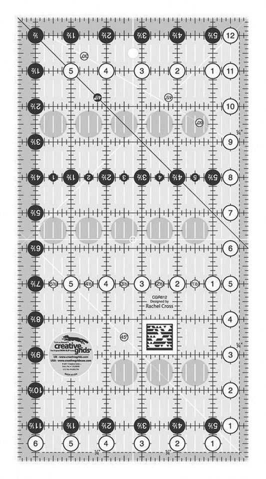 Quilt Patchwork Ruler 6.5 x 318 mm Rectangle for garment repair, mending and sewing projects