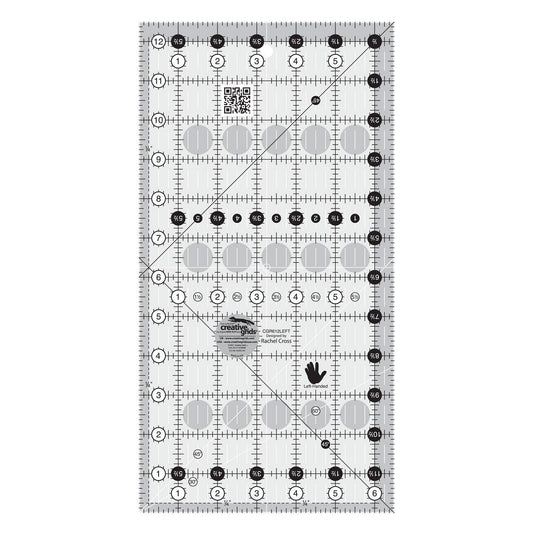 Quilt Patchwork Ruler 6.5 x 318 mm LEFT for garment repair, mending and sewing projects