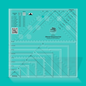 Ultimate Flying Geese Template Ruler - CGRDH4 for precise cutting, marking and patchwork