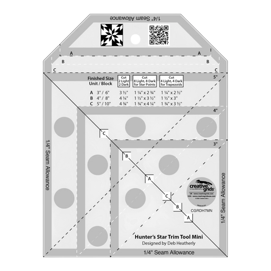 Creative Grids Hunter's Star Trim Tool Mini