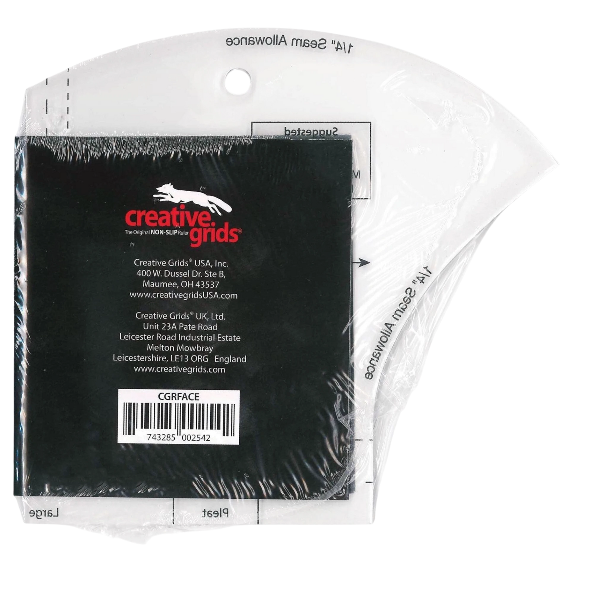 Face Mask Template 3 Sizes in 1 for precise cutting, marking and patchwork