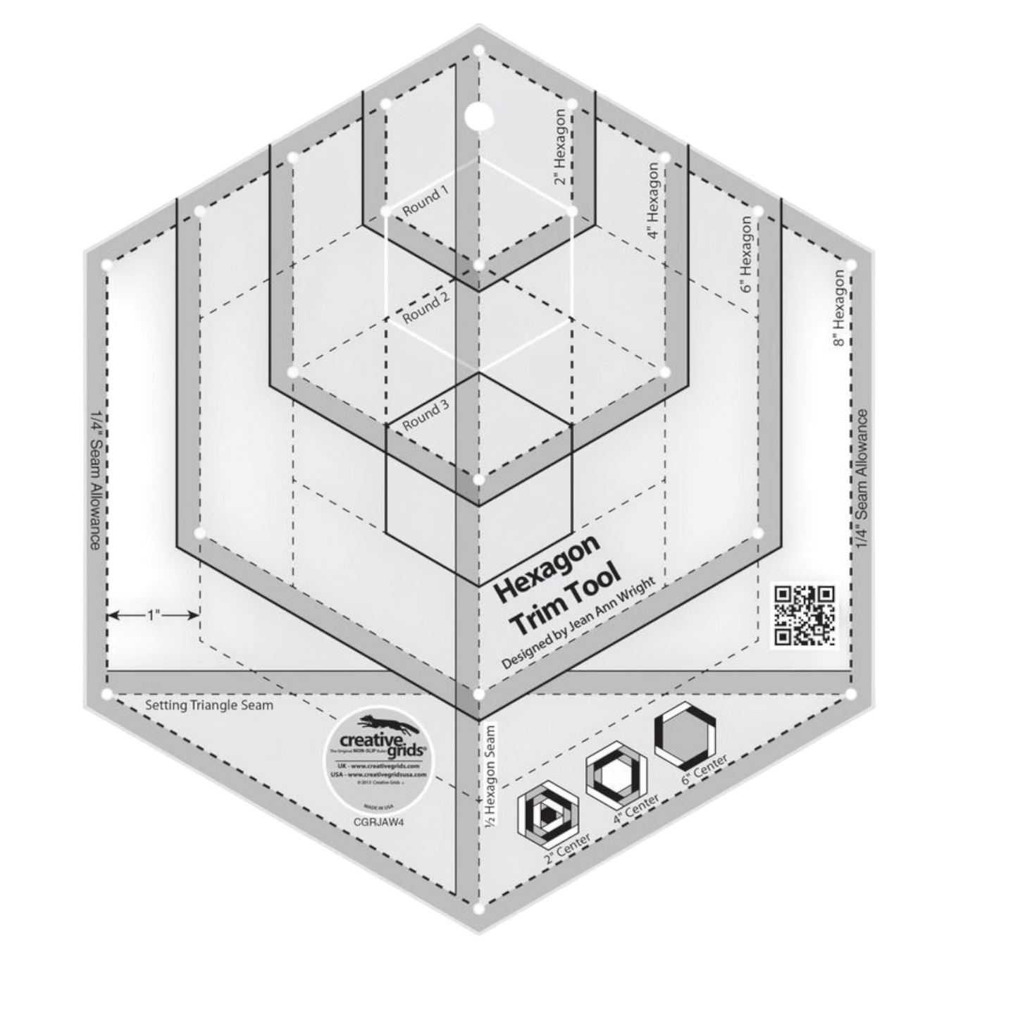 Hexagon Trim Tool - CGRJAW4 , crafting and sewing tasks