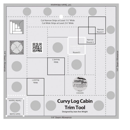 Curvy Log Cabin Trim Tool 203 mm - CGRJAW5 , crafting and sewing tasks