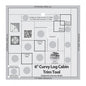 Curvy Log Cabin Trim Tool 152 mm Finished Blocks - CGRJAW6 , crafting and sewing tasks