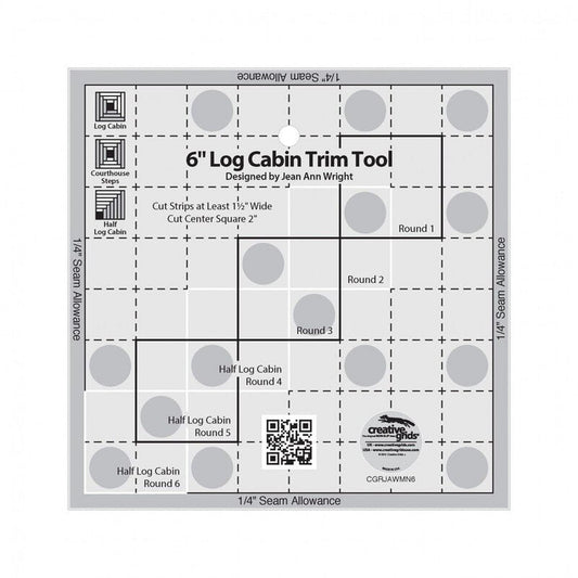 Log Cabin Trim Tool Ruler --CGRJAWMN6 , crafting and sewing tasks