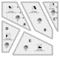 Scrap Crazier Eights Templates Quilt Ruler - CGRMT7 for precise cutting, marking and patchwork