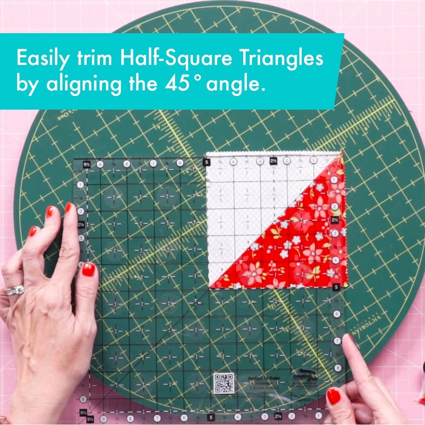 Perfect 10 Ruler - CGRPERF10 for precise cutting, marking and patchwork