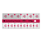 I Love My Quilt Friends Quilt Ruler 64 mm x 152 mm - CGRQF26 for precise cutting, marking and patchwork