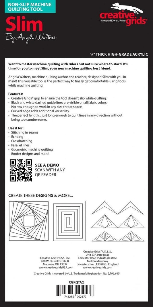 Machine Quilting Tool - Slim , crafting and sewing tasks