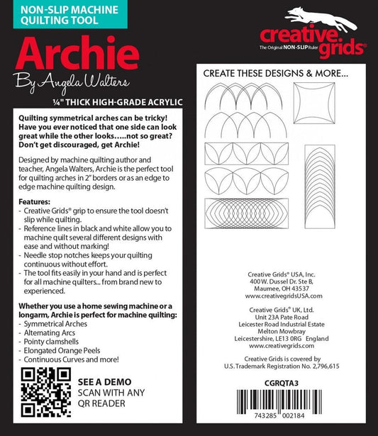 Machine Quilting Tool - Archie , crafting and sewing tasks