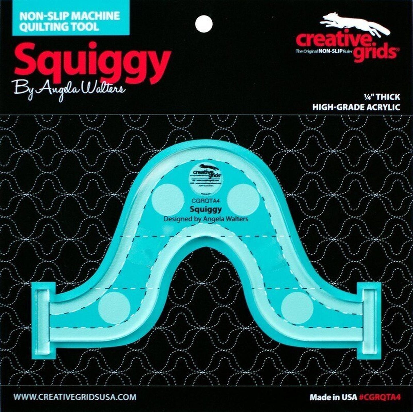 Machine Quilting Tool - Squiggy , crafting and sewing tasks