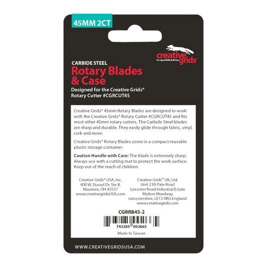 45 mm Replacement Rotary Blade 2pk sewing and quilting product