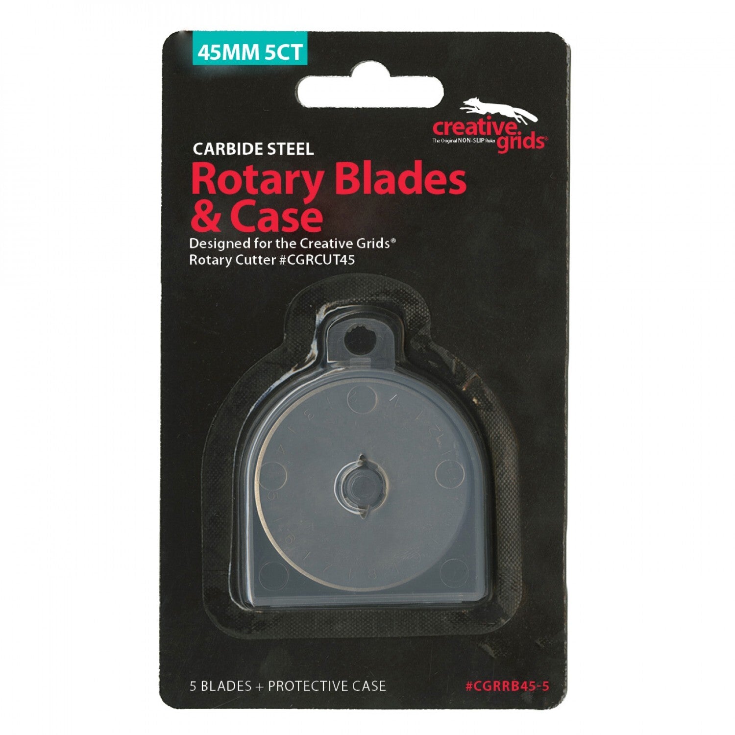 45mm Replacement Rotary Blade 5pk sewing and quilting product