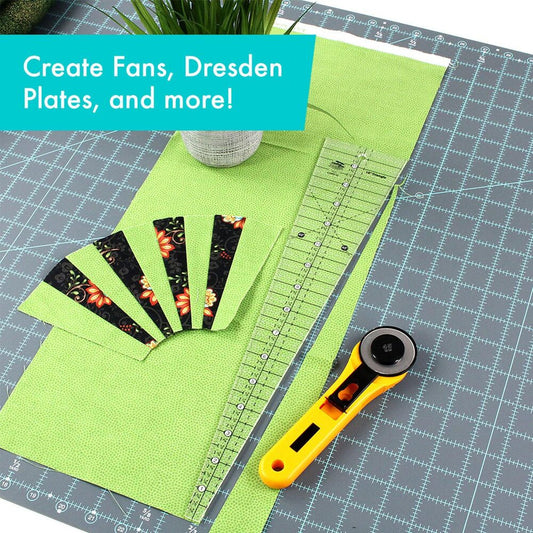10 Degree Triangle Ruler - CGRT10 for precise cutting, marking and patchwork
