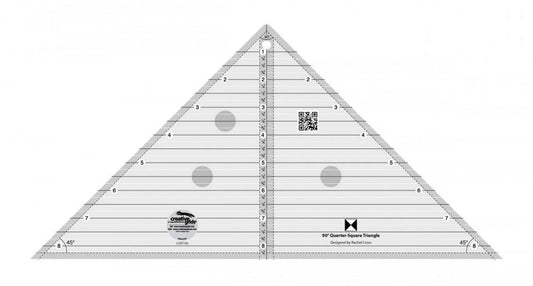 90 Degree Quarter-Square Triangle Quilt Ruler - CGRT90 for precise cutting, marking and patchwork