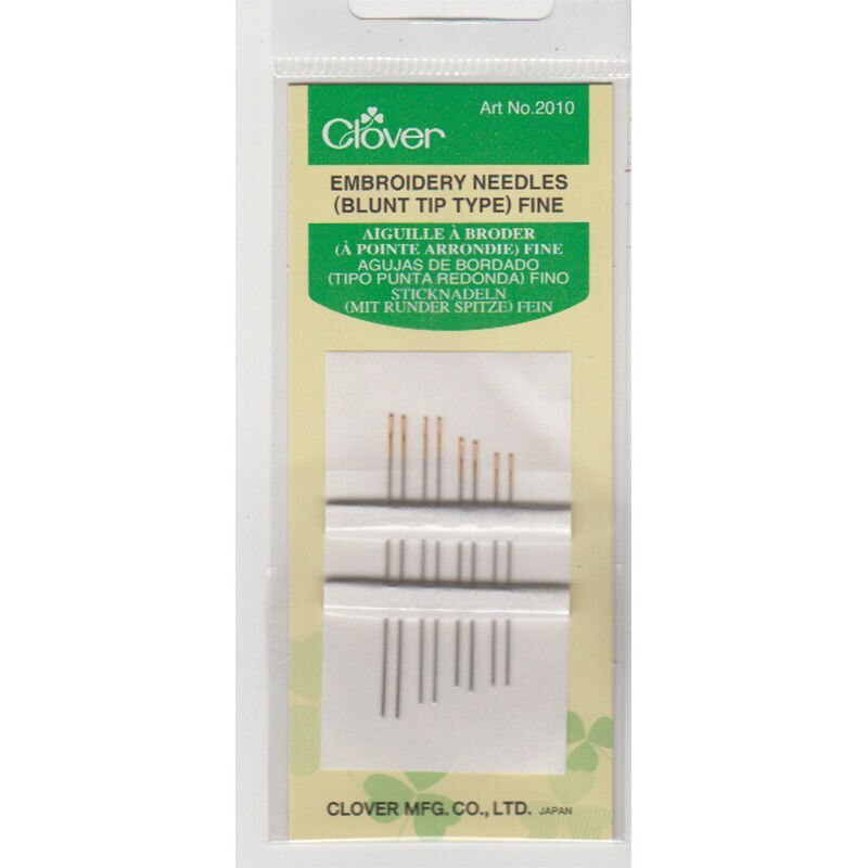 Clover Embroidery Needle Blunt , quilting and needlework