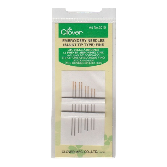 Clover Embroidery Needle Blunt