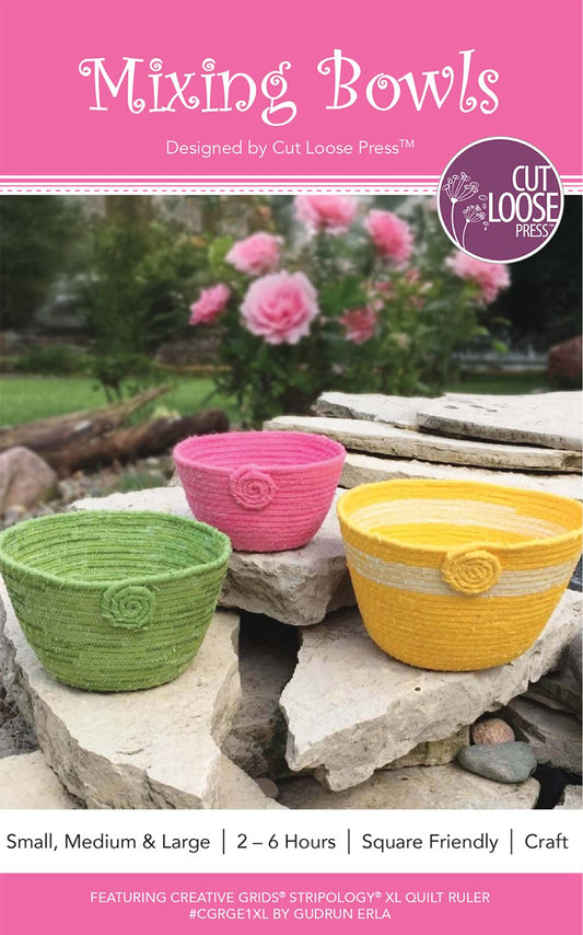 Mixing Bowls Pattern by Cut Loose Press - front