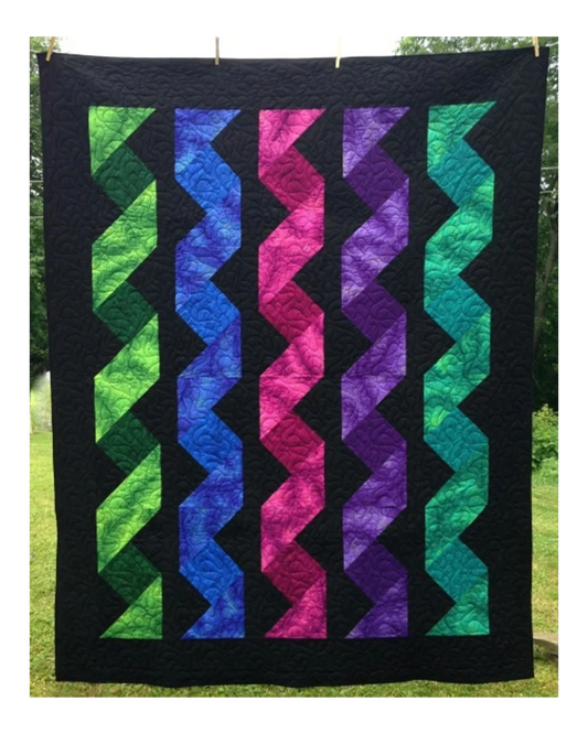 Cascading Ribbons Quilt Pattern