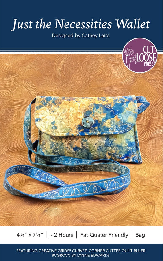 Just the Necessities Wallet by Cut Loose Press - front