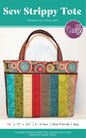 Sew Strippy Tote Pattern by Cut Loose Press - front