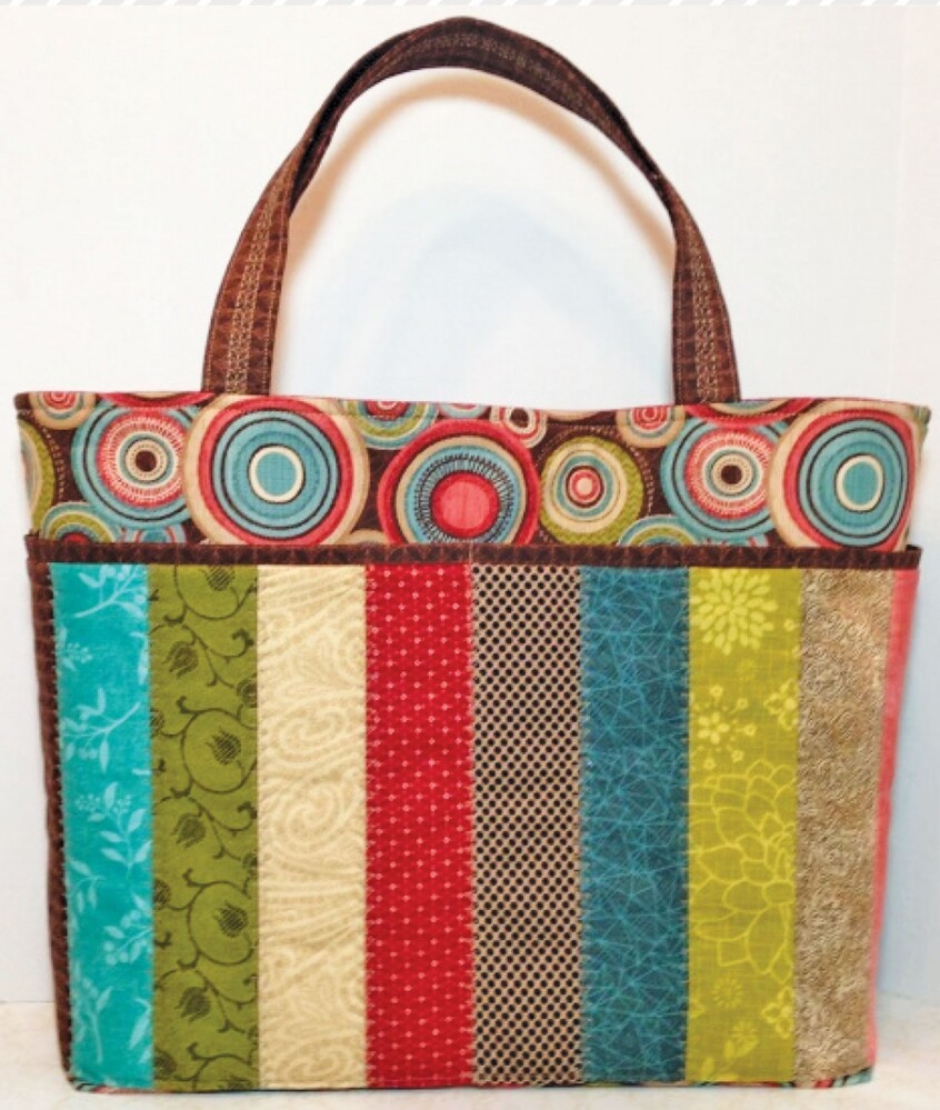 Sew Strippy Tote Pattern , quilting and craft projects