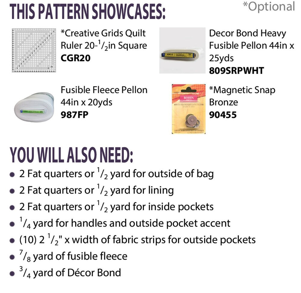 Sew Strippy Tote Pattern , quilting and craft projects