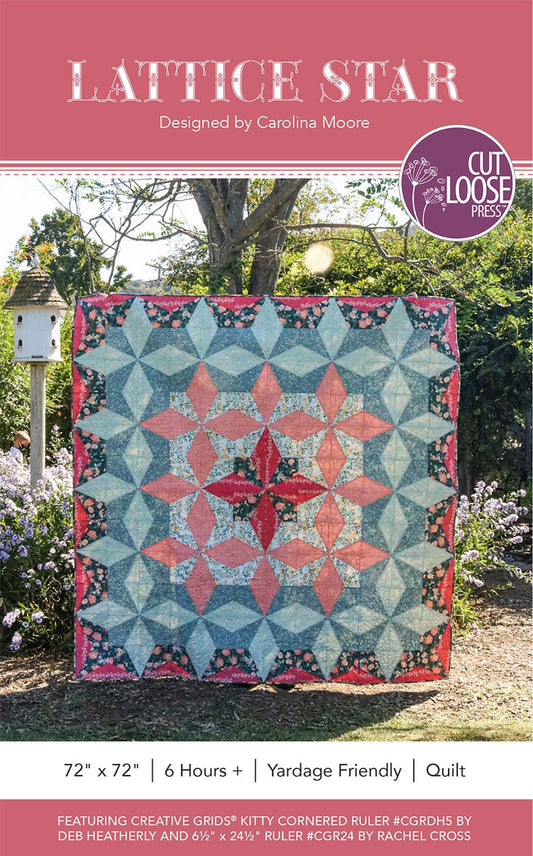 The Lattice Star Quilt Pattern from Cut Loose Press by Cut Loose Press - front