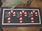 Twisted Peppermint Table Topper Pattern , quilting and craft projects