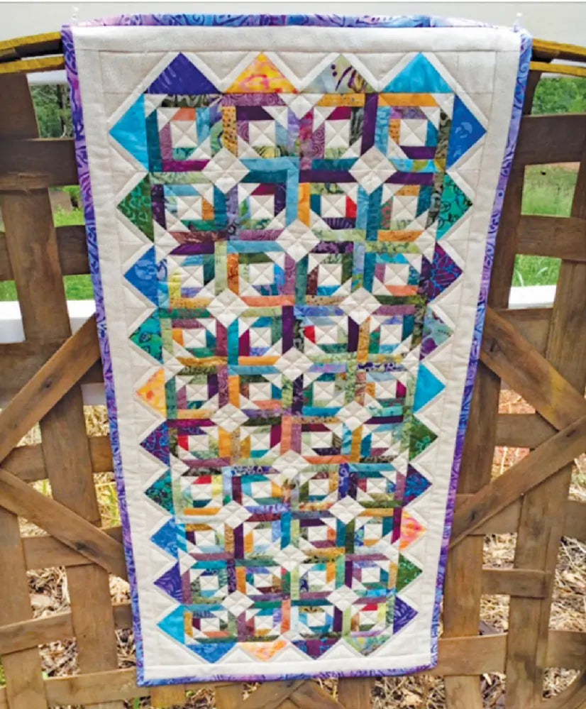 Taffy Pinwheels Table Runner Pattern , quilting and craft projects