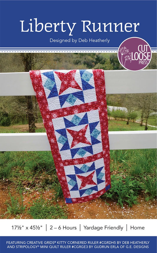 Liberty Runner Pattern by Cut Loose Press by Cut Loose Press - front